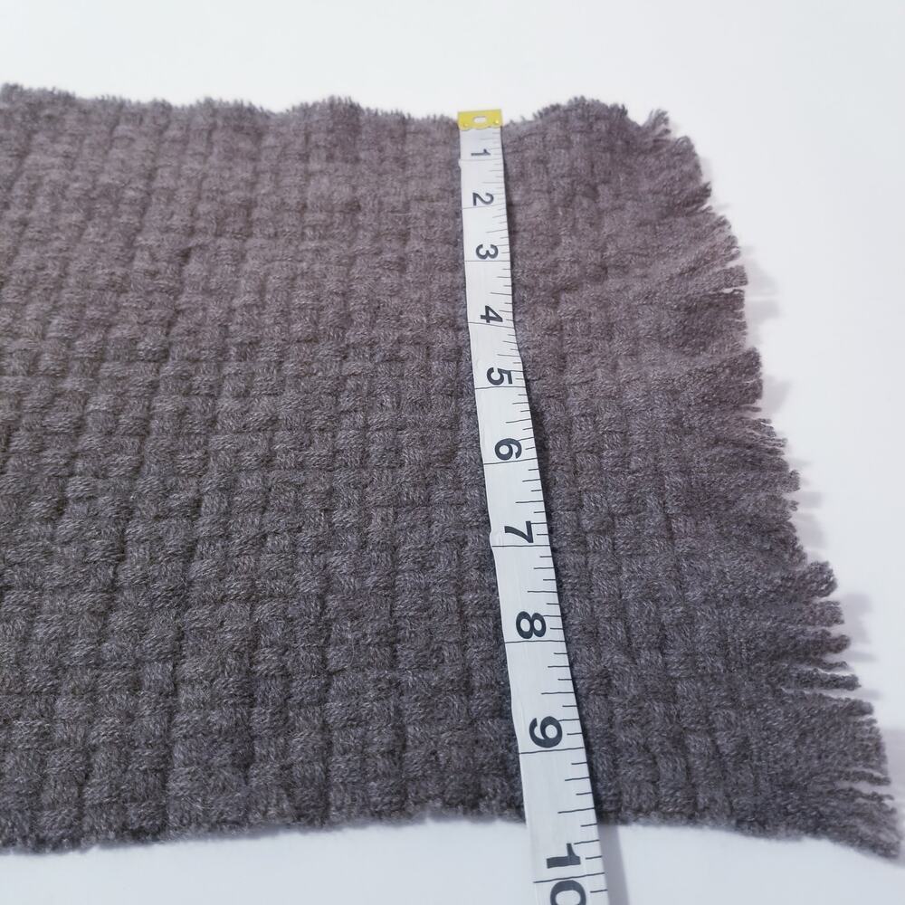 Nordstrom Brown Cashmere & Wool Knit Scarf - Picture 7 of 9